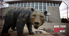 Make your Missouri Statement: Bear statue close-up