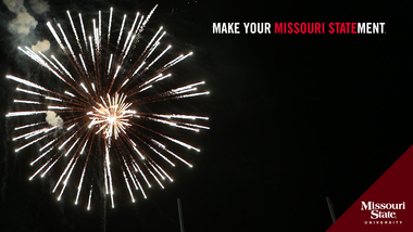 Zoom background: Make Your Missouri Statement fireworks.