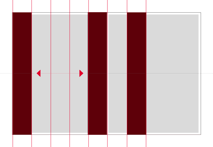 Sample of the spacing for embody bars